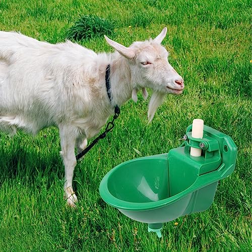 Sheep Water Dispenser, Automatic Drinker Cup for Farm Animals, Watering System for Goat, Dog, Cow