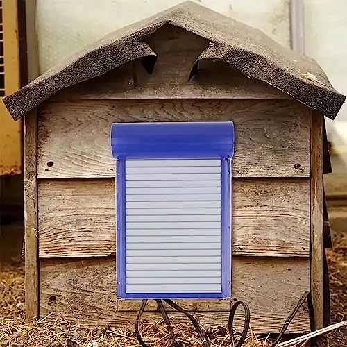 Automatic-Chicken-Coop-Door-2023 Newest Solar Powered Chicken Coops Opener with Timer & Light Sensor Aluminum Chicken Coops Door