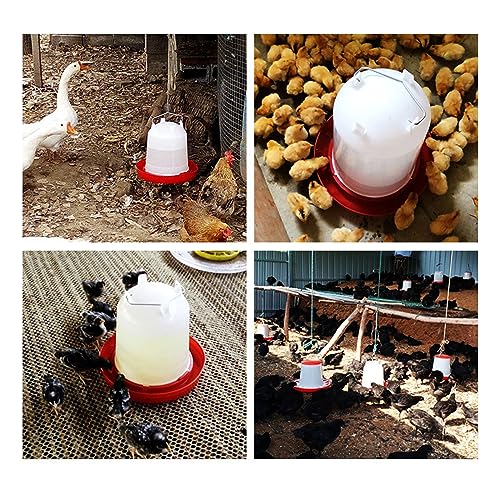Chicken Water Feeder, Poultry Waterer, Large Capacity Chicken Water Dispenser Simple Structure, Baby Chicken Supplies, HandsFree Watering Design for Chickens Ducks Baby Chicks - color: 1.5L