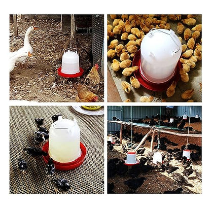 Chicken Water Feeder, Poultry Waterer, Large Capacity Chicken Water Dispenser Simple Structure, Baby Chicken Supplies, HandsFree Watering Design for Chickens Ducks Baby Chicks - color: 1.5L