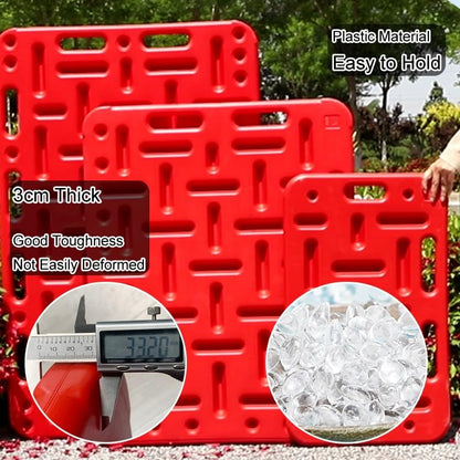 Pig Sorting Divider Panel, Livestock Divider, Reusable Handle Hog Sorting Board for Pasture Management, Horizontal Vertical Use(76x97CM/4PCS) - size: 76x97CM/4PCS
