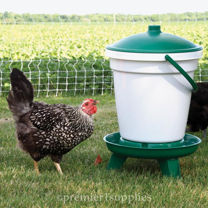 Premier 1 Quick Clean Bucket Waterer for Chickens & Poultry - 5 Gallon (with Legs) - size: With Legs