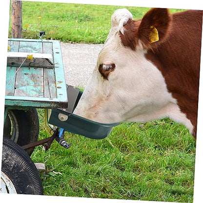 Automatic Cow Water Bowl Float Valve Livestock Waterer for Cattle and Horses Sturdy Automatic Water Feeder Level Control 1-Piece Design
