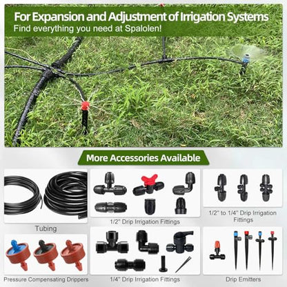 100 Pack Drip Irrigation Stakes for 1/8" to 1/4" Inch Drip Irrigation Tubing Hose Irrigation Support Stakes 5.79" H Suitable for Raising the Height of Drip Emitters/Heads or Drip Irrigation Parts - size: 100PCS Drip Irrigation Stakes