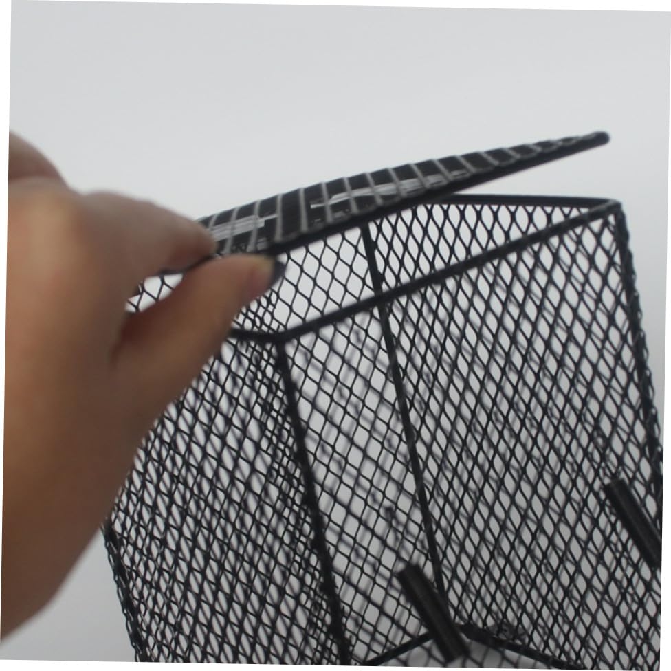 Square Shape Scalding Lampshade for Reptiles Poultry Sturdy Iron Material Easy Install Protects Lights
