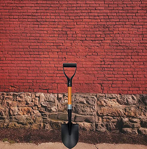 Ashman Short Handle Digging Shovel (1 Pack) - 27-inch Kids Beach & Garden Shovel with Sturdy Blade, D-Handle Gardening Tool - size: 1 Pack, style: Small Digging Shovel