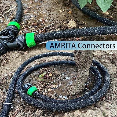 AMRITA Fittings for 1/2" Garden Soaker Hose, Female/Male Connector&Valves&Straight Connectors.(Fittings) - color: Fittings