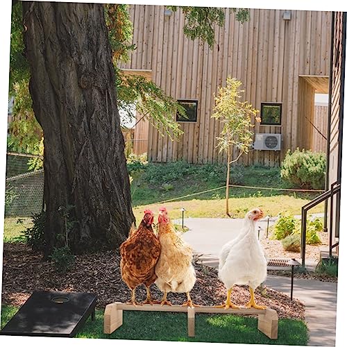2pcs Wooden Roosting Bar Chicken Wood Stand Wooden Parrot Stand Chicken Roosts and Perches Hens Standing Perch Bird Cage Accessory