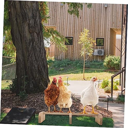 2pcs Wooden Roosting Bar Chicken Wood Stand Wooden Parrot Stand Chicken Roosts and Perches Hens Standing Perch Bird Cage Accessory