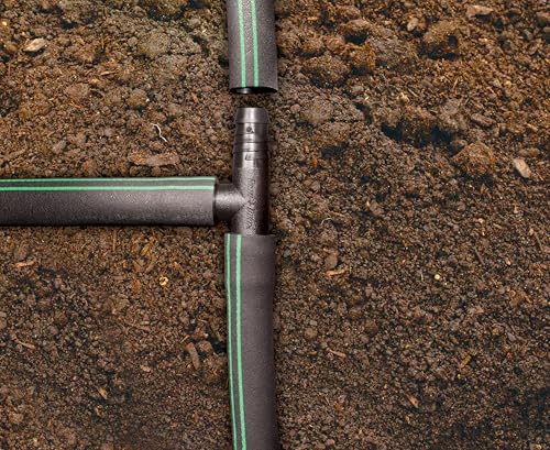 Rain Bird SWGT1/2TEE EZ Pipe/Swing Pipe Tee, 1/2" Barb x 1/2" Barb x 1/2" Barb Tee Fitting, 1-Pack - size: 1 Pack, style: 1/2" Barb x 1/2" Barb x 1/2" Barb Tee