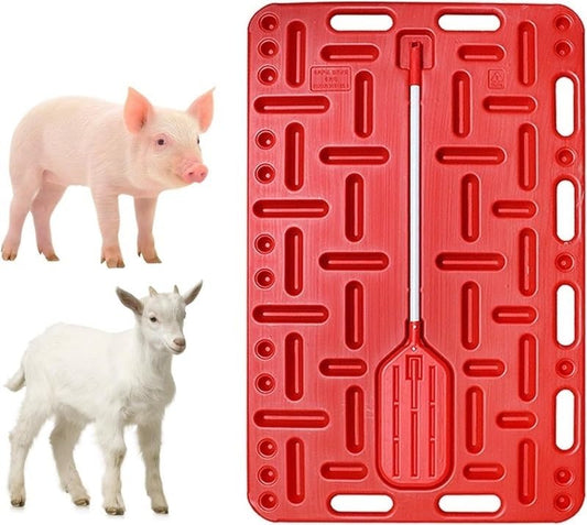 New Livestock Sorting Panel with Paddle, Portable Animal Guide Board for Livestock Management, Lightweight Sorting Panels for Pig Cattle Cow Sheep Goat, Easy to Carry(47x31inch) - size: 47x31inch