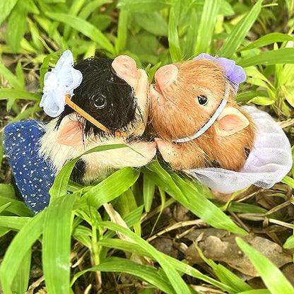 OtardDolls Reborn Piggy Dolls, 5 Inch Full Silicone Soft Lifelike Mini Pig Dolls Mini Realistic Newborn Cute Realistic Animals Pig Toy for Happy Birthday, Christmas