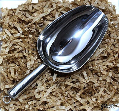JBscoop Stainless Steel Ice Scoop, Small Metal Food Candy Scoop for Kitchen Bar Party Wedding - 6 Oz - size: 6 Oz