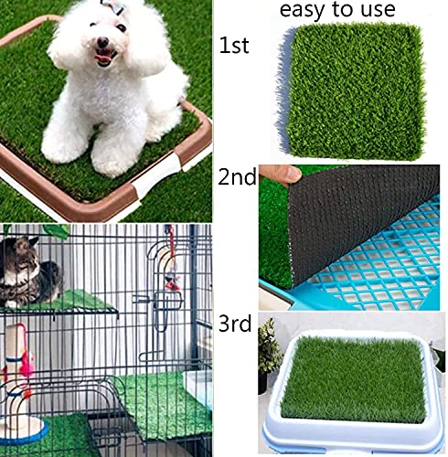 Hamiledyi Chicken Nesting Box Pads 8 Pcs Artificial Grass Rug Carpet Synthetic Turf Mat Nest Box Bedding for Chicken Coop Pet Garden Lawn Indoor Outdoor 12"x12" - size: 8 Pcs Green