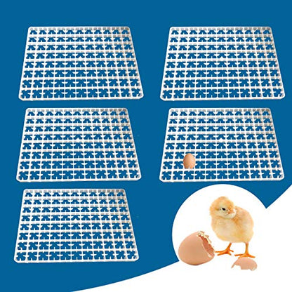 YIYIBYUS Portable 5pcs 88 Eggs Incubator Tray, Chicken Duck Tray Egg Hatcher Storage Container for Home Farm Nestling Hatching