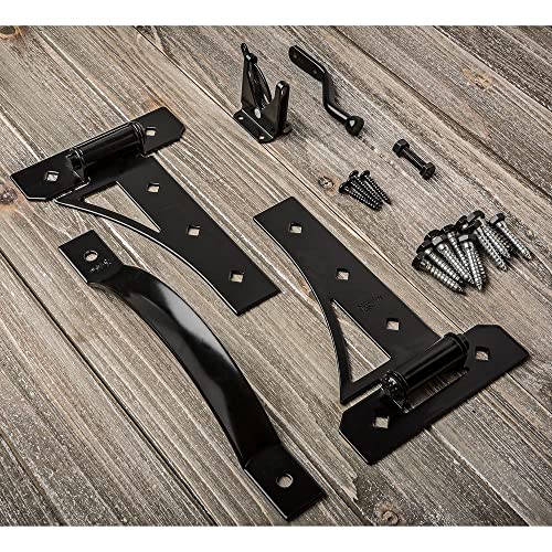 National Hardware Transitional Gate Kit N109-314 with Gate Latch, Gate Hinges, and Gate Pull