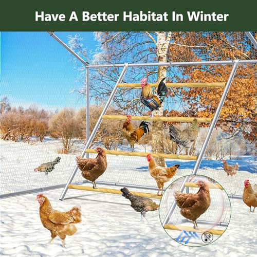Chicken Coop Roosting Perch,Perfect for Backyard Poultry,Chicken Perch Essentials,Easy to Assemble&Clean,Farm Chicken Toys (56" L x 41.5" W) - size: 56" L*41" W-1pcs
