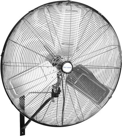 BILT HARD 30 in. 9500 CFM High Velocity Wall Fan, Industrial Wall Mount Oscillating Fan with 3 Speeds, Heavy Duty Shop Fan for Commercial, Garage, Warehouse, Workshops and Jobsites - size: 30 inch