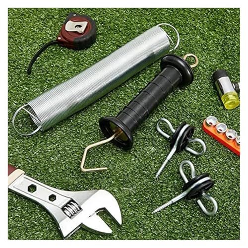 4 Pieces Electric Fence Gate Handle Kit Anchors Spring