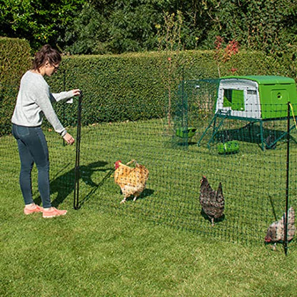 Omlet Chicken Fencing | High Poultry Netting with Door | Significantly Higher Than Other Moveable Fencing Options on The Market | Give Your Chickens More Space | 138ft - size: 138ft