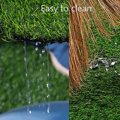 Hamiledyi Chicken Nesting Box Pads 8 Pcs Artificial Grass Rug Carpet Synthetic Turf Mat Nest Box Bedding for Chicken Coop Pet Garden Lawn Indoor Outdoor 12"x12" - size: 8 Pcs Green