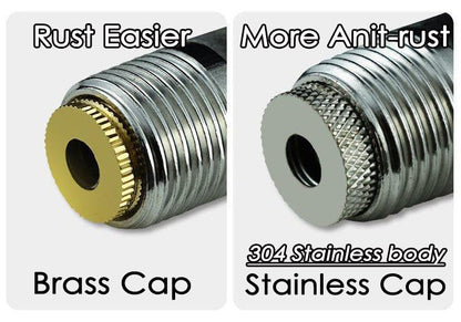 Beduan 304 Stainless Steel 1/2 Male Pig Nipple Waterer for Barrel Kit Feeder Automatic Water Drinker Durable Antirust (Pack of 5)