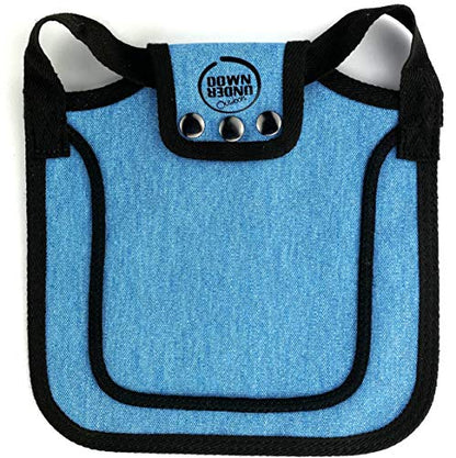 DOWN UNDER OUTDOORS Medium-Large Chicken Saddle with Adjustable Straps, Chicken Apron, Poultry Saver, Pet Supplies, Including Shoulder Cover (Blue) - color: Blue