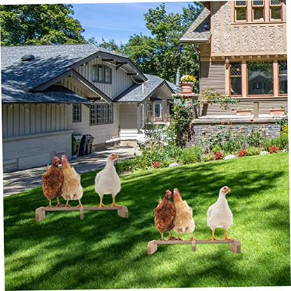 Healifty Wood Roosting Bar Chicken Perch Natural Wooden Roosting Bar for Hens and Roosters Exercise Smooth Polished Surface Chicken Coop Ladder for Relaxation and Play