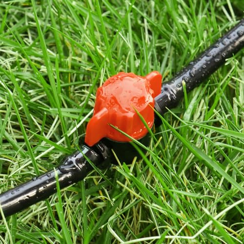 1/4 Inch Drip Irrigation Valves, 35 Pcs Drip Irrigation Shut Off Switch Valves for 1/4" Drip Irrigation Tubing, Water Flow Control Valve Drip Line Cut Off Valve for Drip Sprinkler Garden System - size: 4/7mm Valves-35P