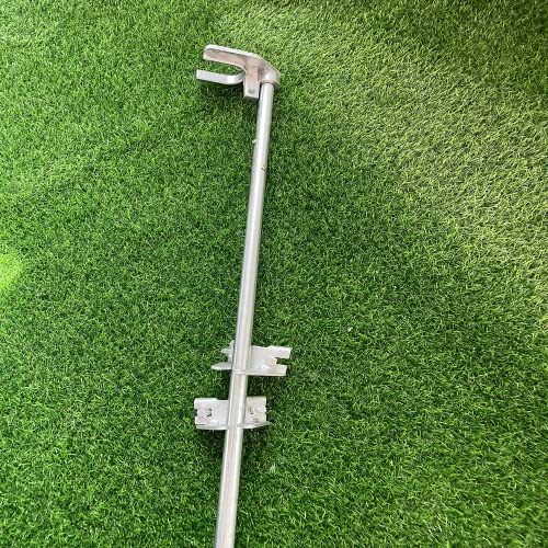 HITTITE 36" Chain Link Drop Rod for Double Gate, Pull Style Chain Link Fence Gate Latch for 1-3/8" Frame, Heavy Duty Drop Bolt Ground Latch for Metal Gates