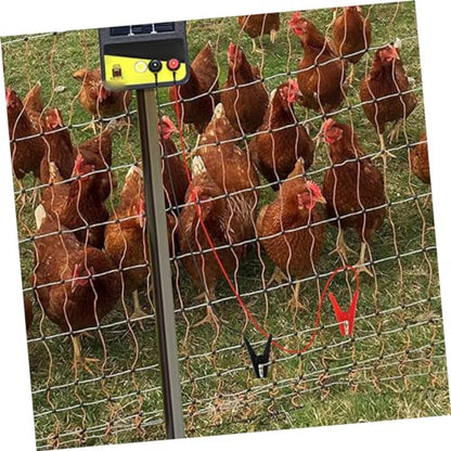 2pcs Electric Netting Fence Jump Leads Solar Fence Charger Connect Wire Pp Material Weatherproof Simple Clip Fencing System Accessories