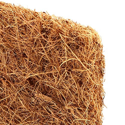 15 Pack 12 x 12 Inch Coconut Fiber Nesting Box Liners, Thickened Chicken Nesting Pads, Chicken Coop Bedding Mats Bulk, Poultry Supplies for Hen Laying Eggs (Brown)