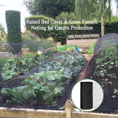 25x100 FT Bird Netting for Chicken Coop, 1 Inch Mesh, Strong Woven, UV Resistant, Reusable, Protects Garden Plants, Fruit Trees, Vegetables, Against Deer, Rabbits, Squirrels, Small Animals - size: 25x100Ft-1“