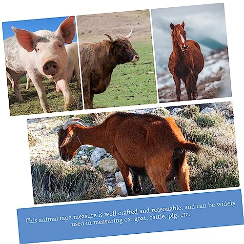 Animal Weight Measure Tape for Cattle and Pigs Waterproof Weight Tape Measure Livestock Measuring Tool 1.5m Length Style