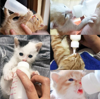15 Pcs Pet Feeding Bottle Nipple, Baby Cat Milk Nipples Dog Silicone Nipple Feeding Nursing Bottle Nipple for Dog Puppy Cat Kitten