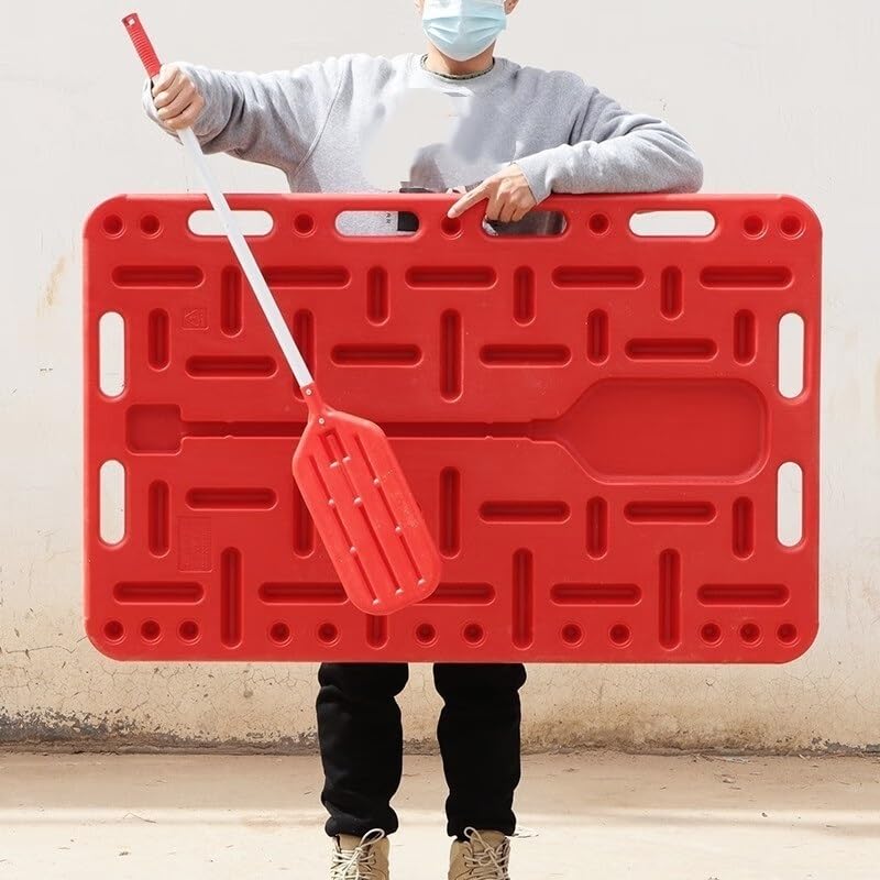 New Livestock Sorting Panel with Paddle, Animal Guide Board, Sorting Paddle and Panel for Pig Hog Cattle Cow Sheep Goat,Sturdy and Lightweight(38x30inch) - size: 38x30inch