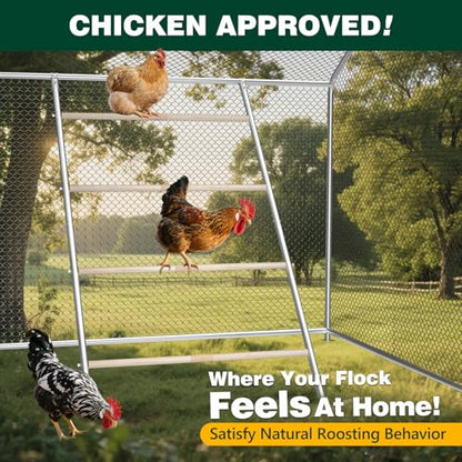 Chicken Perch Roosting Bars for Coop Farm Chicken Toys Roost Ladder for Backyard Poultry (58.2" L x 32" W) - color: 1 Pack