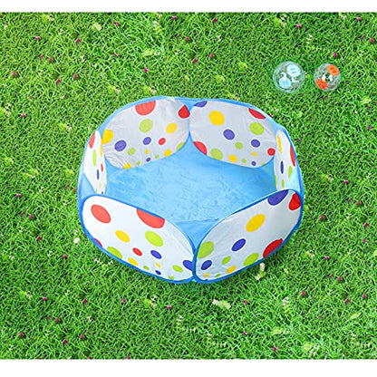 Small Animal Playpen, Portable Outdoor Pet Exercise Fence Pop-Up Metal Wire Yard Fences, Foldable Pet Tent Play Pen for Guinea Pig, Hamster, Chinchillas and Hedgehogs, Rabbits (Blue) - color: Blue