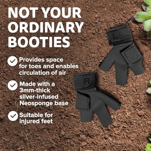 Chicken Shoes for Injured Feet – Protective Neoprene Footwear for Chicken, Open-Toe Design for Bumblefoot Relief, Made in USA (Chicken Shoes, Navy, Medium Chickens) - color: Navy