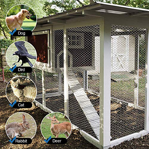 Fencer Wire 20 Gauge Galvanized Poultry Hex Netting with 2 inch Mesh - size: 5 ft. x 150 ft.