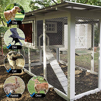 Fencer Wire 20 Gauge Galvanized Poultry Hex Netting with 2 inch Mesh - size: 4 ft. x 50 ft.