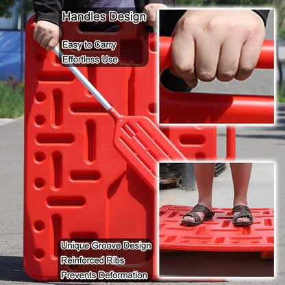 Pig Sorting Divider Panel, Livestock Divider, Reusable Handle Hog Sorting Board for Pasture Management, Horizontal Vertical Use(76x97CM/2PCS) - size: 76x97CM/2PCS