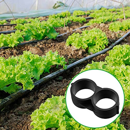 21-Pack Drip Irrigation Universal End Cap Plugs Fitting, Figure 8 End Closure for 1/2" Drip Tubing - size: 21P-End Plug