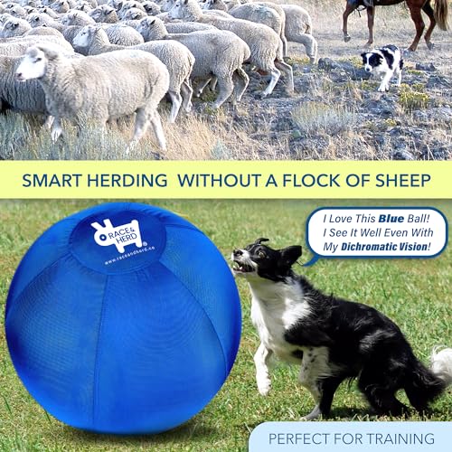 Race&Herd 25" Cover for Herding Ball for Dogs Large - Replacement Herd Balls for Dogs Toys Sleeve, Outer Layer Herding Ball for Australian Shepherd, Hearding Balls Cover Only - size: 25" Replacement Cover