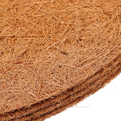 TOYANDONA 4 Pack Chicken Nesting Pads Coconut Fiber Egg Nesting Pads for Chicken Coop Laying Hen Nesting Pads for Egg Protection Rabbit Bird Dog and Cat Nesting Cushion 11.81 X 11.81 X 0.35 in