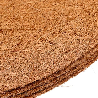 TOYANDONA 4 Pack Chicken Nesting Pads Coconut Fiber Egg Nesting Pads for Chicken Coop Laying Hen Nesting Pads for Egg Protection Rabbit Bird Dog and Cat Nesting Cushion 11.81 X 11.81 X 0.35 in