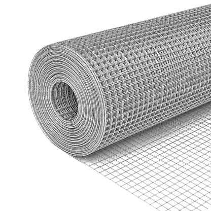 Cieex Hardware Cloth, 1/2inch 23Ga 16in x 50ft Chicken Wire Fencing, Galvanized Welded Chicken Wire Mesh for Chicken Coop Poultry Netting Garden, Predator Proof Chicken Wire Fence Roll