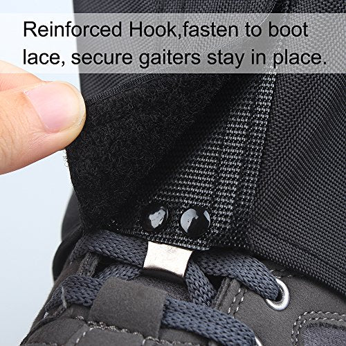 MAGARROW Leg Gaiters Hiking Snow Boot Gaiter Outdoor Waterproof Gaiters Shoes Cover Oxford Fabric - size: X-Large