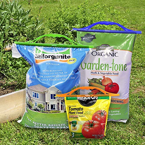 GripStic Heavy Duty Handle Set. 3 Different Size Bag Clips to Seal Large Bags in Your Home, Garage and More. Bag Sealer for Dog Food and cat Food, Bird Seed, Potting Soil and More. 3 Pack.