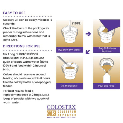 IVS 2Qt Nursing Bottle Kit Colostrx CR Replacer Colostrum | Newborn Calves - size: 1 Count (Pack of 1)